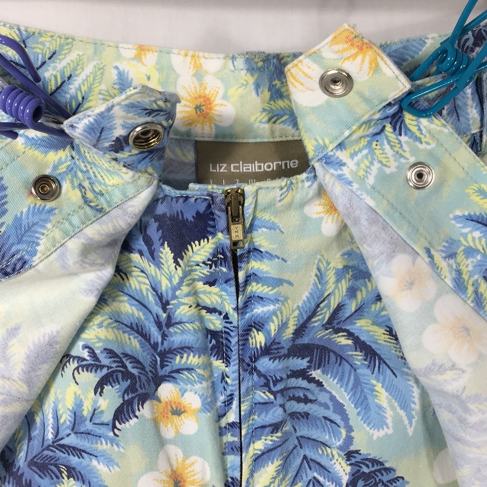 3 for $12 Liz Claiborne Tropical Snap Zip Skort - Picture 6 of 8
